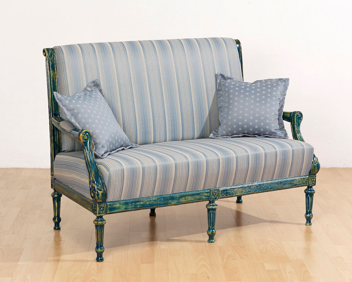 sofa ASTERIA niebieska