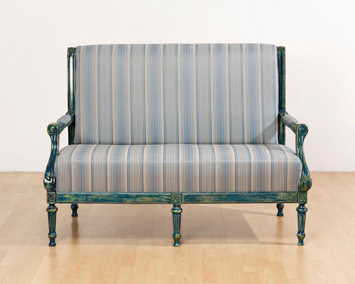 sofa ASTERIA niebieska